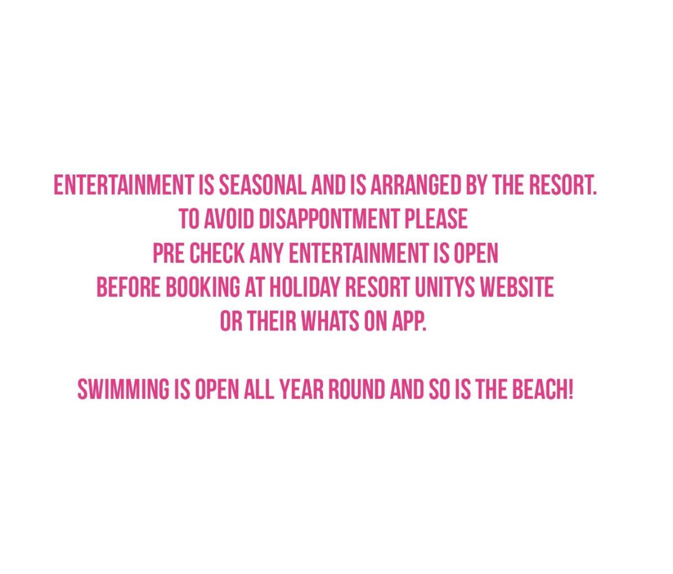 A22 Unity Beach Holiday Resort Unity Brean Sleeps 8 People 3 Bedrooms 1 Pet Stays Free Berrow Zewnętrze zdjęcie